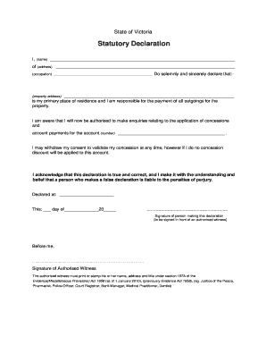 Stat Dec  Form