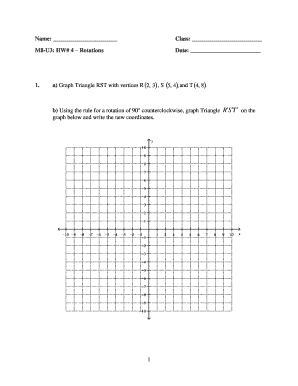 M8 U3 Hw 4 Rotations Answer Key  Form