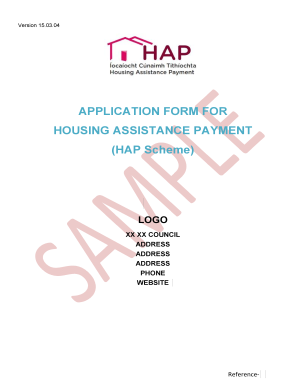Hap Application Form Download