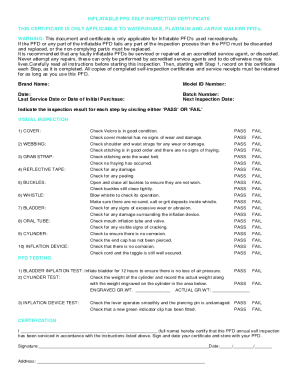 Pfd Self Service Certificate  Form