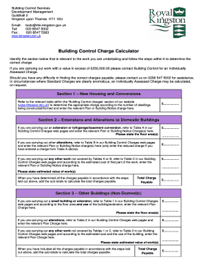 Building Notice Application Form 03 02 2011doc Kingston Gov