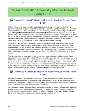 Modul Pdpc Kimia Tingkatan 5 Form  Fill Out and Sign Printable PDF
