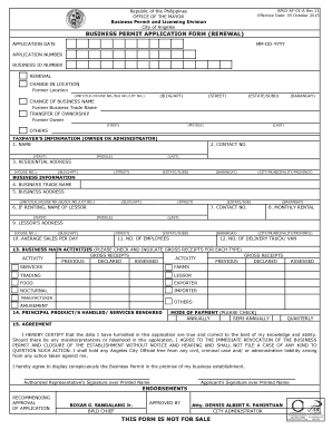 Angeles City Building Permit Forms