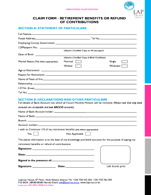 Laptrust Claim Form