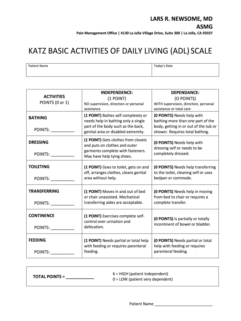 Adl Iadl Checklist