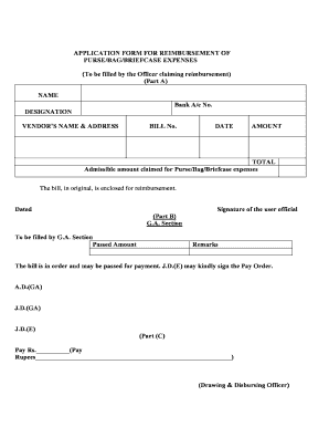 Briefcase Bill Format