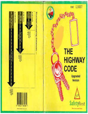 Highway Code  Form