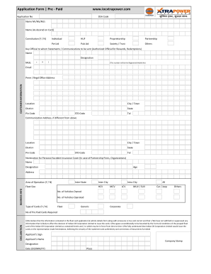 Xtrapower Application Form