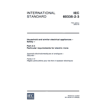 Iec 60335 1 PDF Download  Form