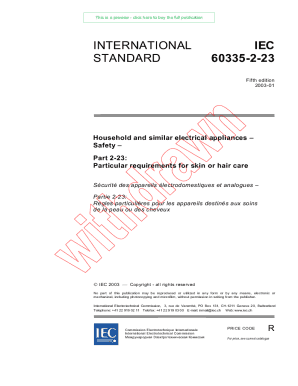 Iec 60335 1 PDF Download  Form