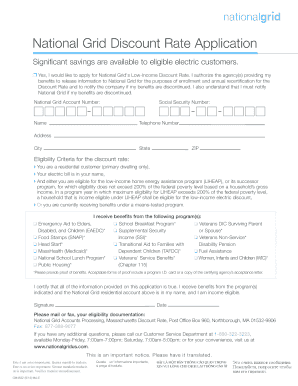 Affordability at National Grid Com  Form