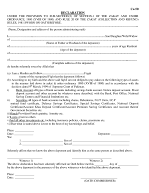 Zakat Declaration Form Meezan Bank