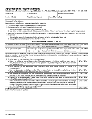 Globe Life Insurance Application PDF  Form