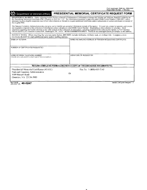 Form Omb No 2900 0567