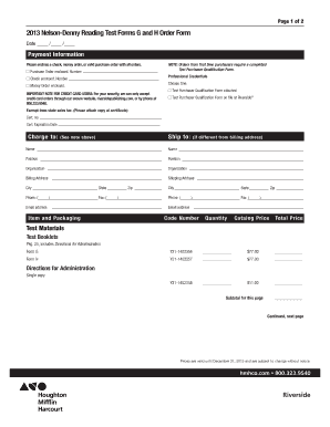 Nelson Denny Reading Test Form G Answer Key