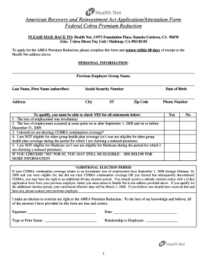 Stimulus Application Form