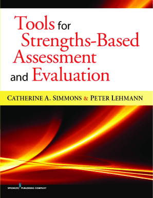 Tools for Strengths Based Assessment and Evaluation  Form