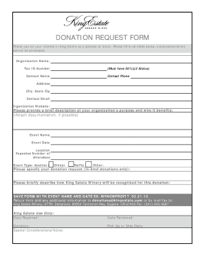 King Estatescomdonations Form