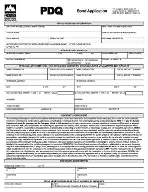 Pdq Application  Form