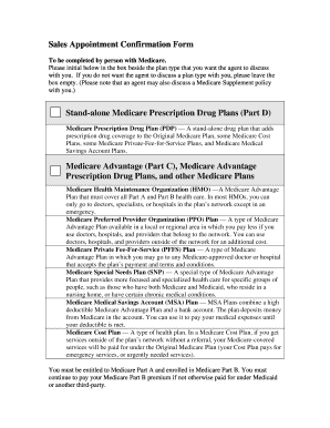 Scope of Appointment Form