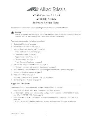 Allied Telesis Firmware Download  Form
