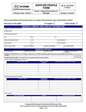 Hr Al Pg Adm F 06101  Form