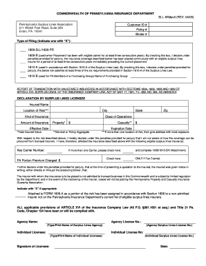 DECLARATION by PRODUCER I Declare under the Penalties  Form