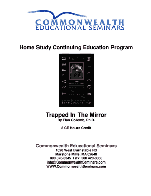 Trapped in the Mirror PDF  Form