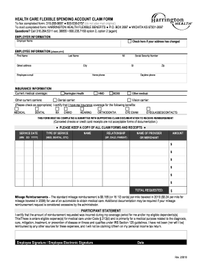 Medical Fsa Receipt Template