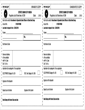 Sbi Cash Withdrawal Form PDF