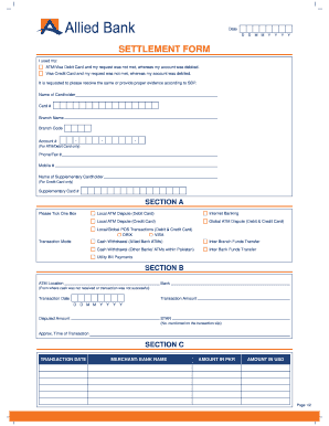 Abl Pay Order Form