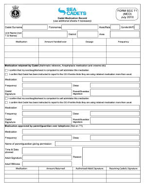 FORM SCC T1 MED July