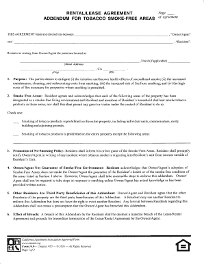 California Apartment Association Lease Agreement PDF  Form