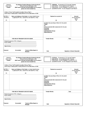 Form Ix See Rule 9challan