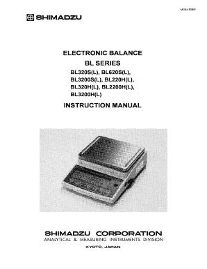 Bl220h Shimadzu Calibaration  Form