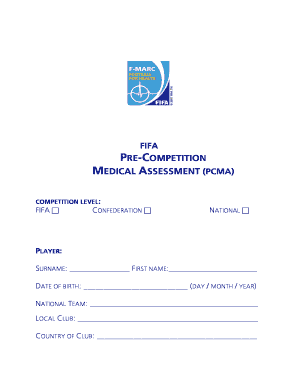 Medical Fifa Online Form