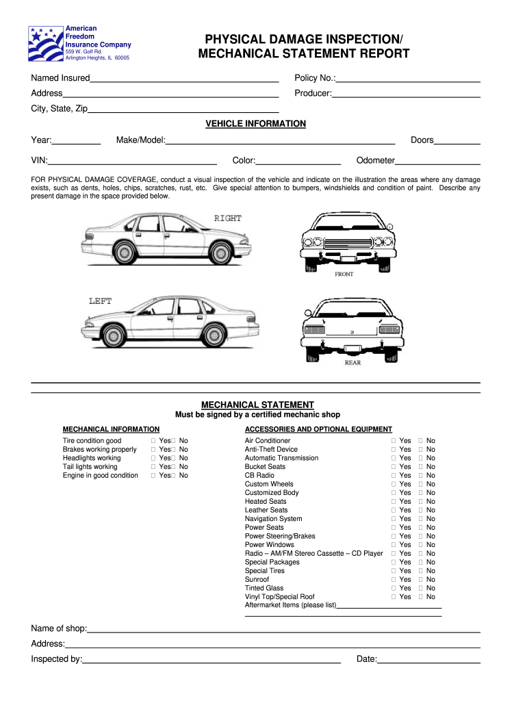 Vehicle Inspection Checklist Template from www.signnow.com