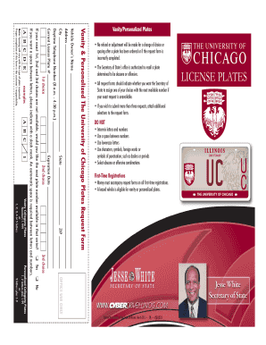 University of Chicago Brochure CyberDrive Illinois  Form