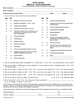 02 225 Second Injury Fund Medical Questpmd  Form