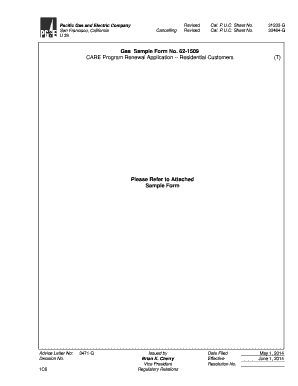 Gas Sample Form No 62 1509 Please Refer to Attached Sample Form