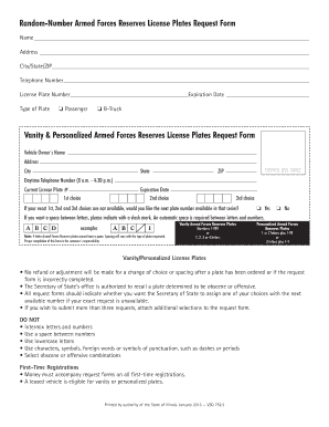  Il Forces Reserves License 2013