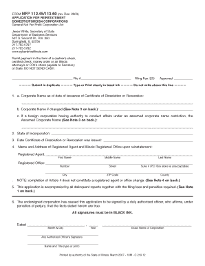 Get and Sign Nfp 112 45 Form