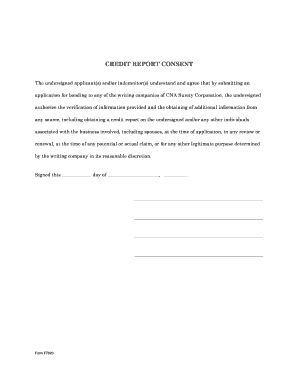 Bank Consent Form