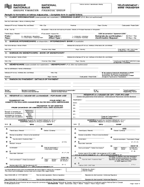 Canada Bank Transfer Format