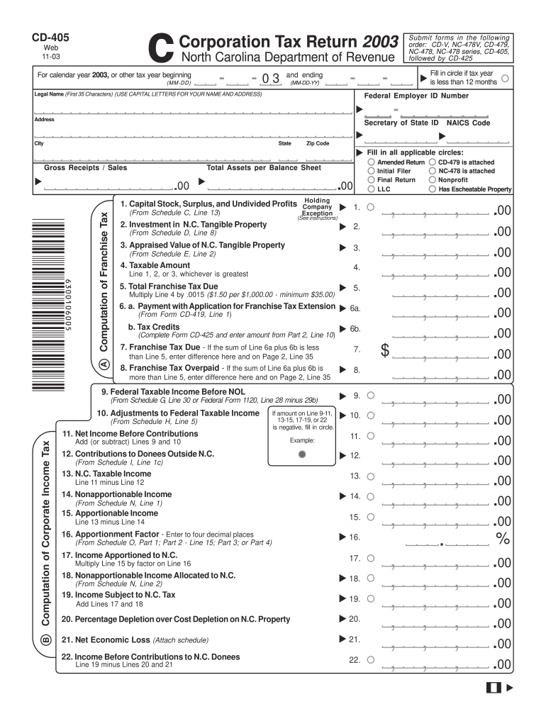  Cd 405 Form 2019