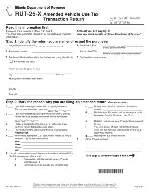 Rut 25 Form PDF