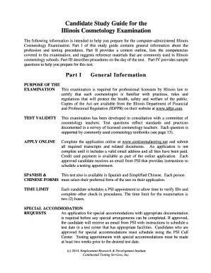 Nail Technician Exam Study Guide PDF  Form