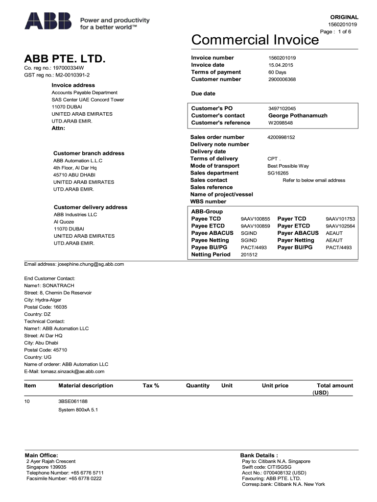 ABB PTE Dubaicustoms Gov  Form