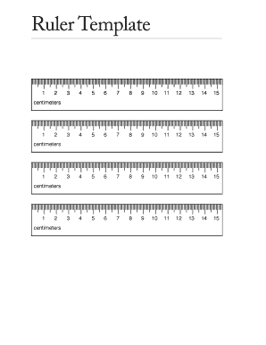 Ruler Template  Form