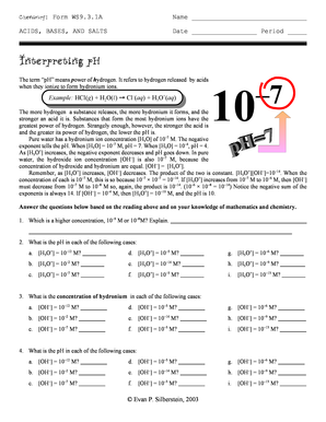 Chemistry Form Ws9 3 1a Answer Key